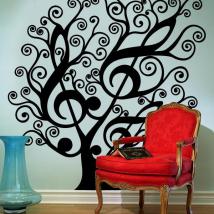 Albero musicale vinile decorativo