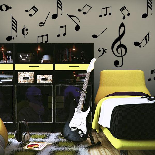 🥇 Vinile decorativo e adesivi note musicali 🥇