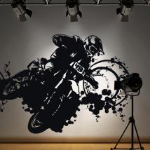 Vinile adesivo decorativo Motocross