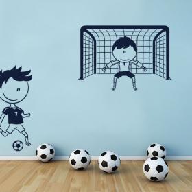 Calcio vinile decorativi bambini