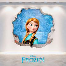 Foro di Disney Anna Frozen vinile parete 3D