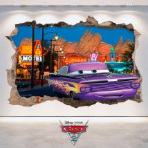 Foro di Disney Cars 2 vinile parete 3D Italian 4772