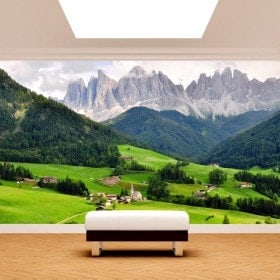 Montagne di foto parete murales Funes Italia