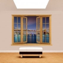 Ponte 3D Windows da Brooklyn New York