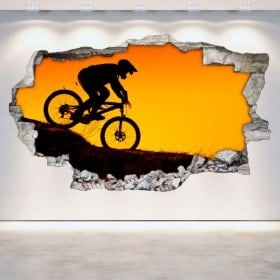 Mountain bike in vinile 3D