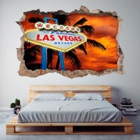 Poster 3D di vinile Las Vegas