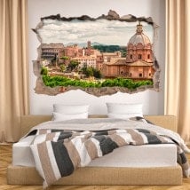 Vinile 3D Foro Romano e Colosseo