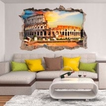 Vinile parete-rotta Colosseo Roma 3D