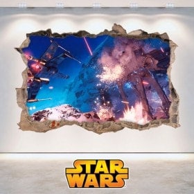 Parete in vinile 3D di Star Wars