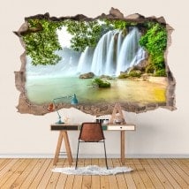 Natura di Cascate di vinile parete 3D