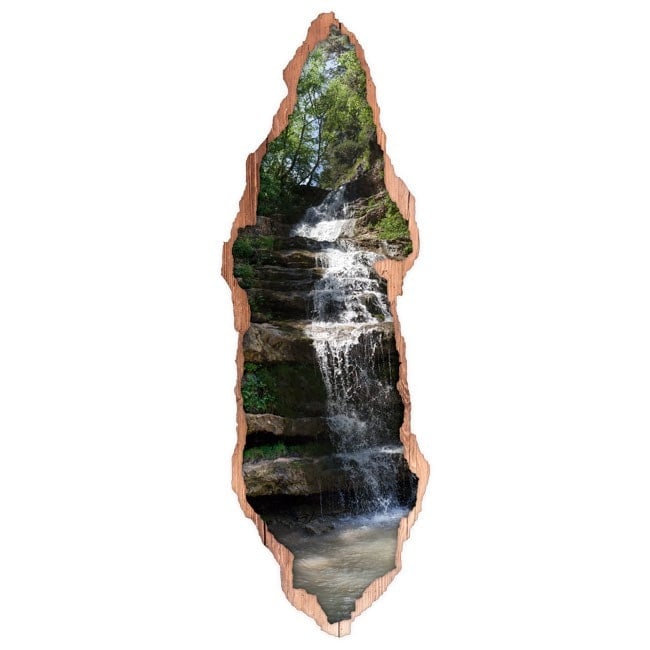 🥇 Cascata di montagna porta vinile 3D 🥇