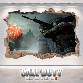 Vinile decorativo 3D di Call Of Duty Black Ops 2