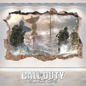 Vinile decorativo 3D di Call Of Duty Black Ops