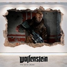 Wolfenstein 3D vinile decorativo nuovo ordine