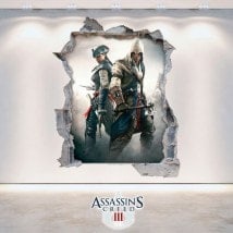 Vinile e adesivi 3D Assassin Creed 3