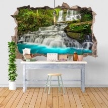 Cascate di vinile decorativi in natura 3D