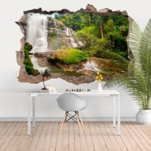 Cascate di vinile decorativo 3D Thailandia