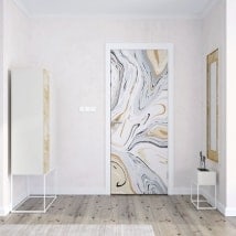 Vinile decorativo per porte marmo