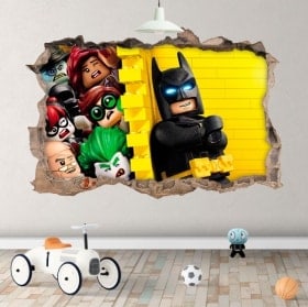 Vinili per bambini Batman lego 3D