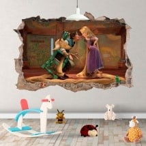 Vinili per bambini Tangled Rapunzel 3D Disney