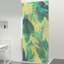 Vinili per schermi bagno color tropicale