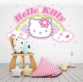 Sticker murale hello kitty