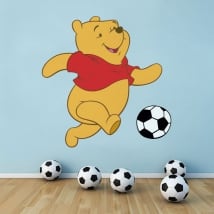 Sticker murale winnie the pooh soccer