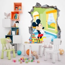 Adesivi murali disney mickey mouse 3d