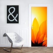 Vinili decorare porte e armadi con fiori