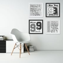 Vinile e adesivi new york immagine effetto 3d