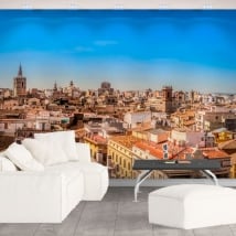 Murales in vinile panoramica di valencia