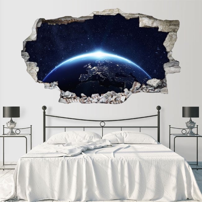 🥇 Adesivi murali pianeta terra 3d 🥇