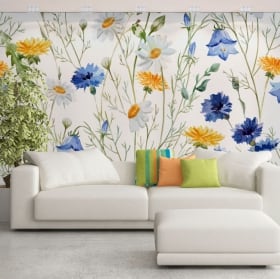 Murales fiori da decorare