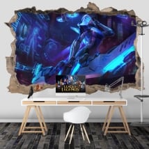 Vinile decorativo videogiochi league of legends 3d