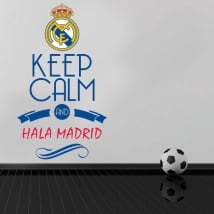 Vinili calcio keep calm and hala madrid