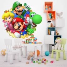 Vinile decorativo bambini o giovani mario party