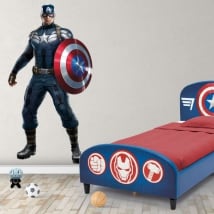 Vinile e adesivi marvel capitan america