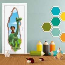 Vinile per bambini porte 3d disney il viaggio di arlo