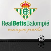 Vinili e adesivi di calcio real betis balompié