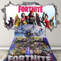 Vinile adesivo 3d videogioco fortnite