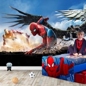 Murales in vinile spiderman marvel