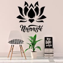 Sticker murale namaste