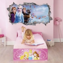 Vinile disney 3d congelato 2