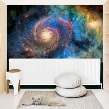 Murales in vinile galassia a spirale