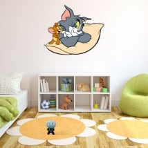 Adesivi in vinile per bambini tom e jerry