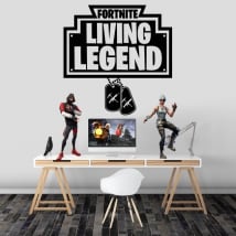 Vinile e adesivi fortnite living legend