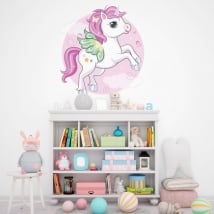 Vinile e adesivi bambini unicorno