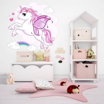 Vinile decorativo e adesivi con unicorni