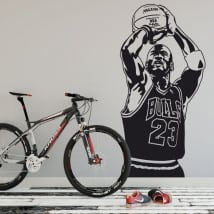 Vinile e adesivi michael jordan pallacanestro