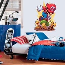 Vinile decorativo e adesivi mario bros